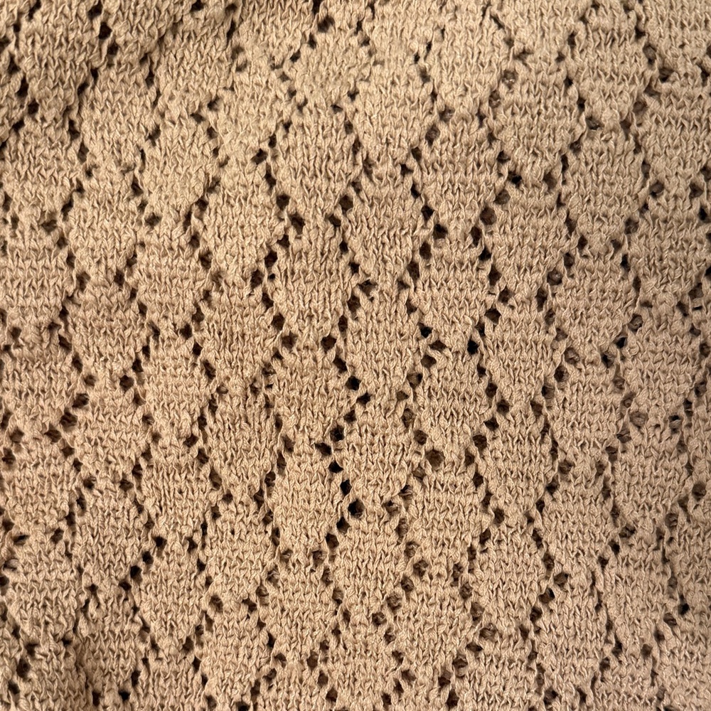 cult gaia Karen dress in Sand, Beige Halter Crochet Maxi Dress - Picture 5 of 5